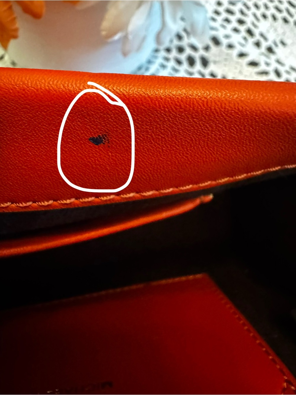 Michael Kors Greenwich Logo Crossbody Bag Deep Orange Multi - Picture 12 of 12